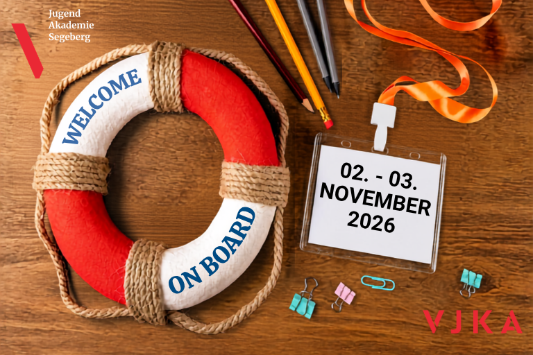 Rettungsring mit Aufschrift Welcome on Board